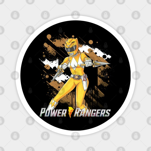 Power Rangers Rpm Racing Against Post Apocalyptic Threats Magnet by RonaldEpperlyPrice